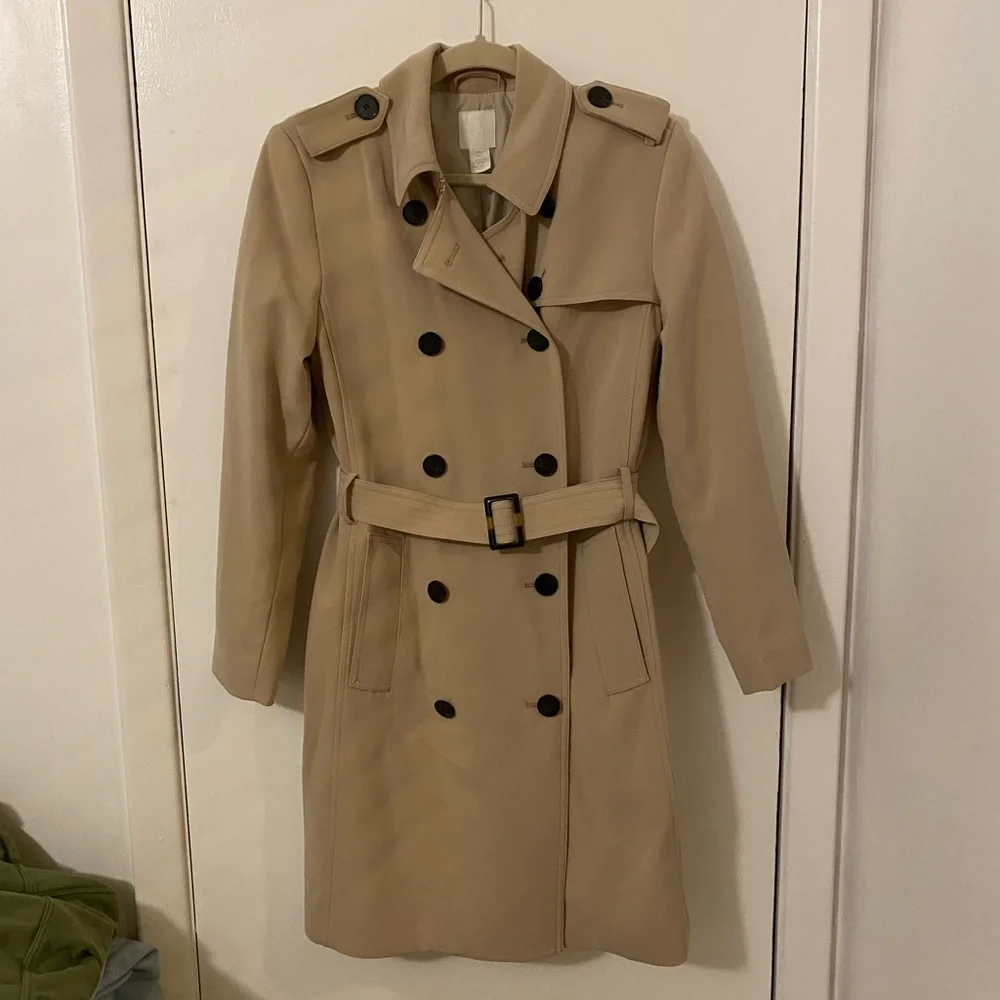 H & M Trench Coat - Picture 1 of 3